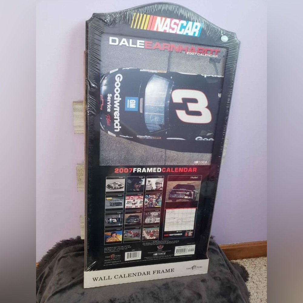 RARE 2007 Dale Earnhardt Sr Collector's Framed Calendar